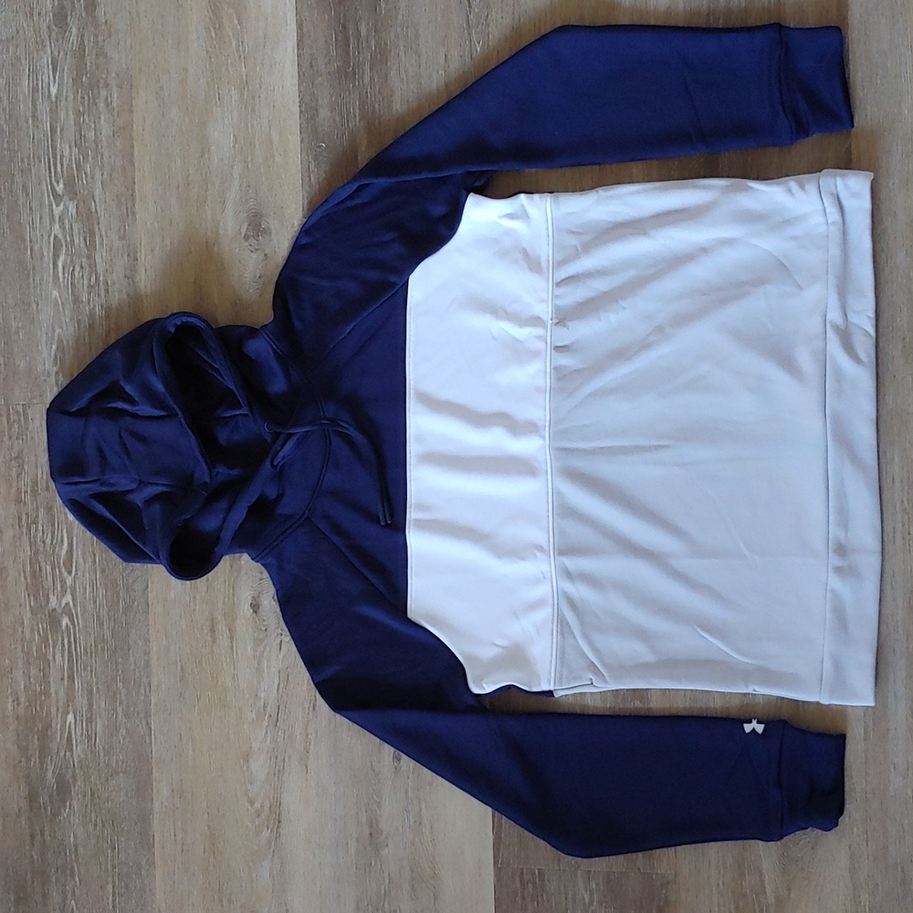 NWT Under Armour Women's Qualifier Fleece Block Hoodie 1351234 Size M